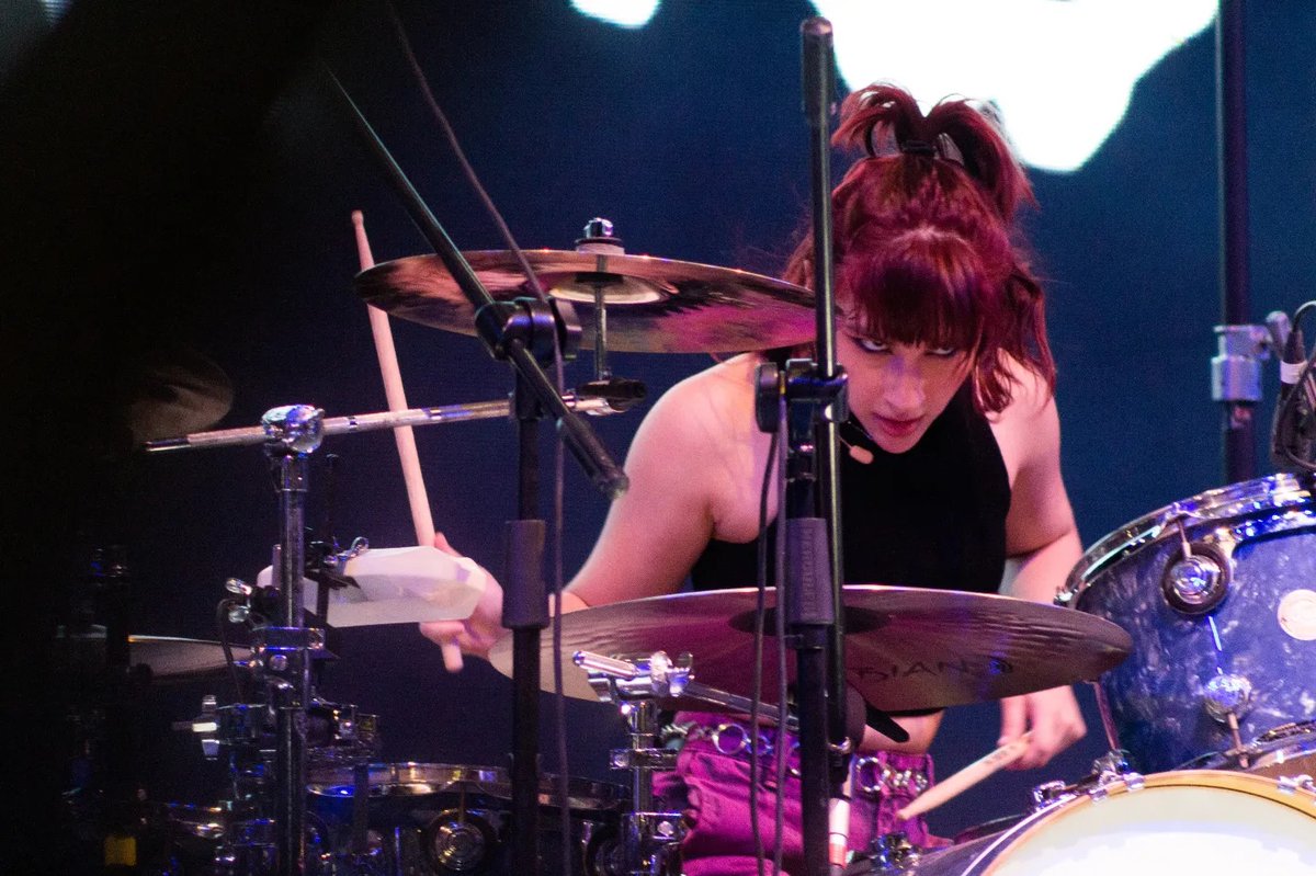 TheWarningAust's tweet photo. ⚡️🥁🤘 It’s Pau Day 😝🔥⚡️
#TheGreatDay #PauVillarreal #TheWarningBand
https://t.co/UUoIKqjq7w https://t.co/UfnXoxkI5N
#FemaleDrummer #DrummerGirls #DWDrums #SabianCymbals #inearzartist #Drummer #bateristas #VicFirth #mujeresbateristas #LavaRecords #PauDay https://t.co/SskECEiUjf