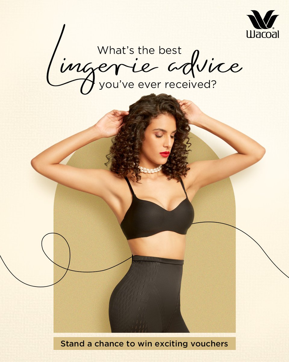 WacoalIndia's tweet photo. We’ve given a couple of lingerie tips but now we want to hear some from you. Share the best lingerie advice you’ve got and stand a chance to win vouchers from us!
All you have to do is:
Tell us a lingerie tip 👇
Tag 3 friends
Follow @wacoalindia
#AFineFit #WacoalIndia https://t.co/JRkj3oqTeE