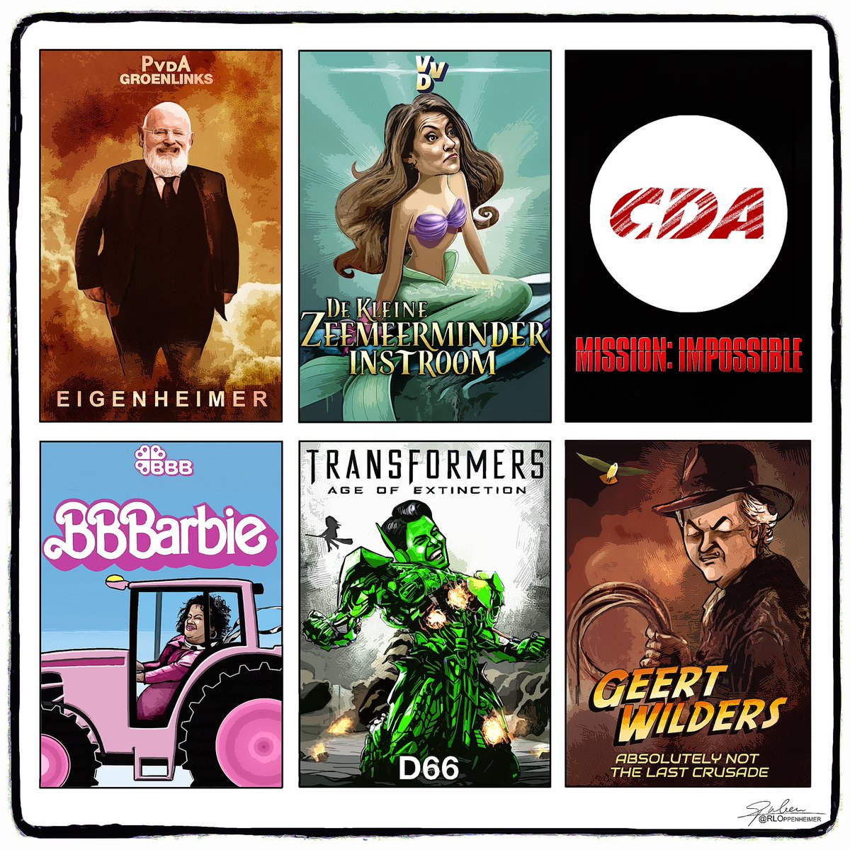 Binnenkort in dit theater… #FransTimmermans #Timmermans #Timmerfrans #DilanYesilgöz #Yesilgöz #CarolineVanDerPlas #Caroline  #RobJetten #Jetten #GeertWilders #Wilders #PvdAGroenLinks #VVD #CDA #BBB #D66 #PVV #Oppenheimer #Barbie #VERKIEZINGEN2023 #verkiezingen <a href="/delimburger/">De Limburger</a>