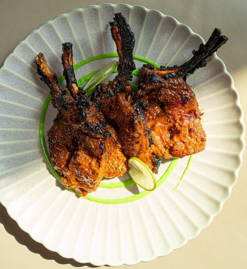Our signature ‘Smoked Lamb Chops’, captured in all their glory. #mintleafdxb #mintleafdubai #difc #food #lambchops #yummy #saturday #weekend #vibes