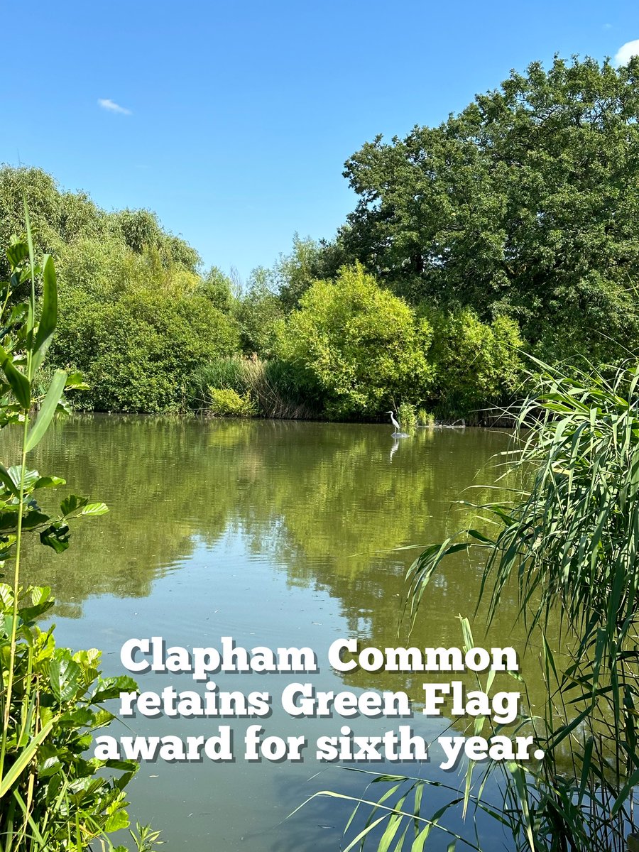 A big thank you to Lambeth Council and all the volunteers who made this happen.

More info here - claphamcommon.info/clapham-common…

#ClaphamCommon #GreenFlagAwards