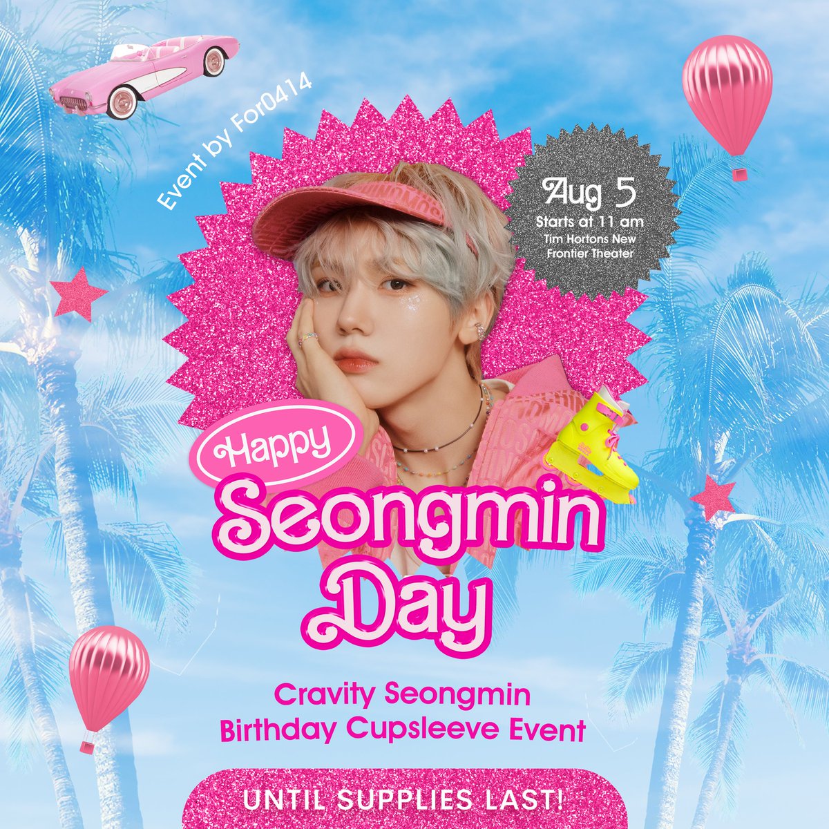for0414's tweet photo. C'mon and raise your drinks as we celebrate the birthday of our prettiest maknae #SEONGMIN as #CRAVITY comes to Manila on August 5 for #MASTERPIECE_IN_MNL!

📍 Tim Hortons New Frontier Theater
🗓️  August 5, 2023 | 11am - until supplies last

See you there! 👋
#SeongminBdayInMNL https://t.co/0qjavRG6kO