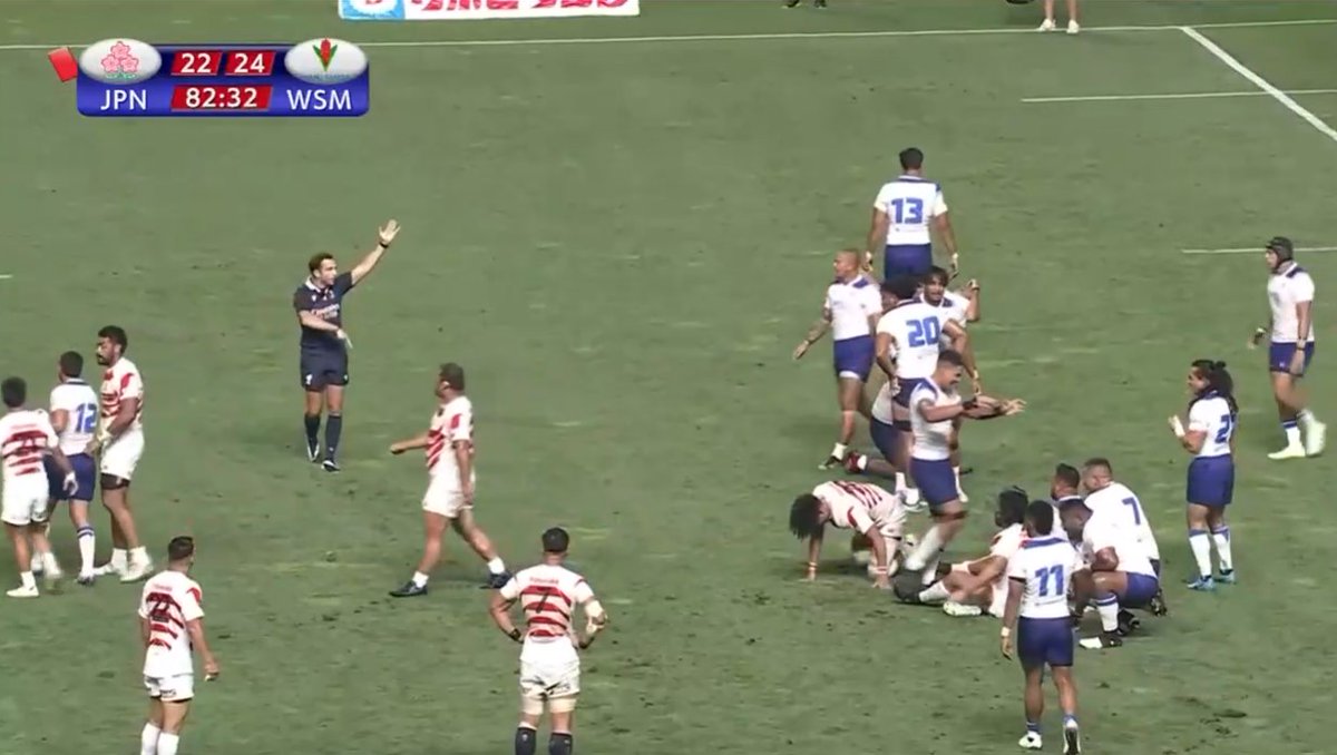 peter_rees74's tweet photo. Frustrating to watch, but a win's a win. Plenty of work on's for @manusamoa before we play Fiji next weekend, especially lineouts, ball retention, defence, cohesiveness. Our scrum looked good though & Taleni Seu was a standout for me despite his yellow. Malo boys! #GoManu https://t.co/p7QPeT6uM2