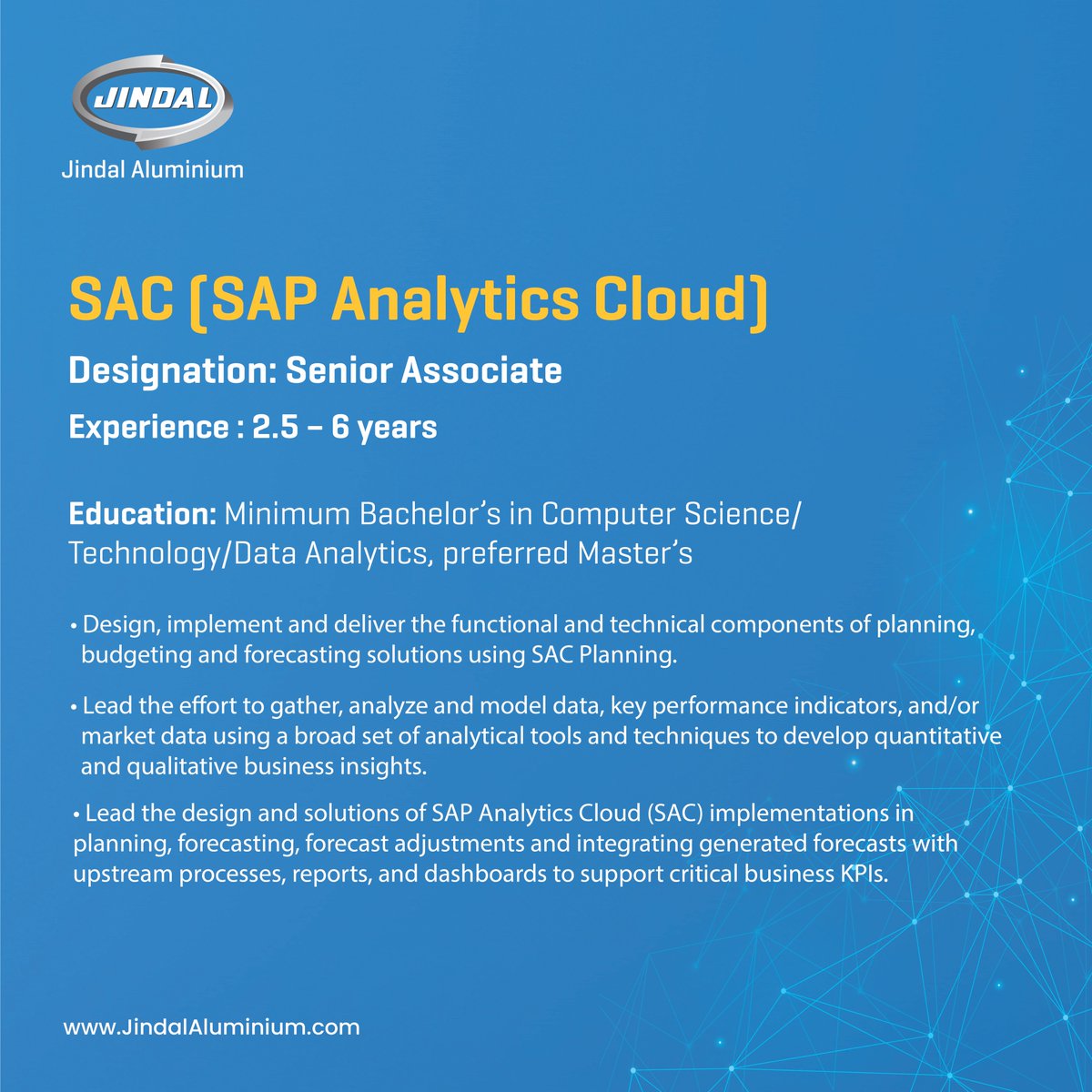 jindalaluminium's tweet image. We&apos;re hiring passionate individuals 🤵. We value innovation, teamwork, and personal development. If you&apos;re ready to take your career to the next level, apply now!

Visit our website JindalAluminium.com 🌐 for more details.

#Job #jobopenings #vacancy #JindalAluminium…