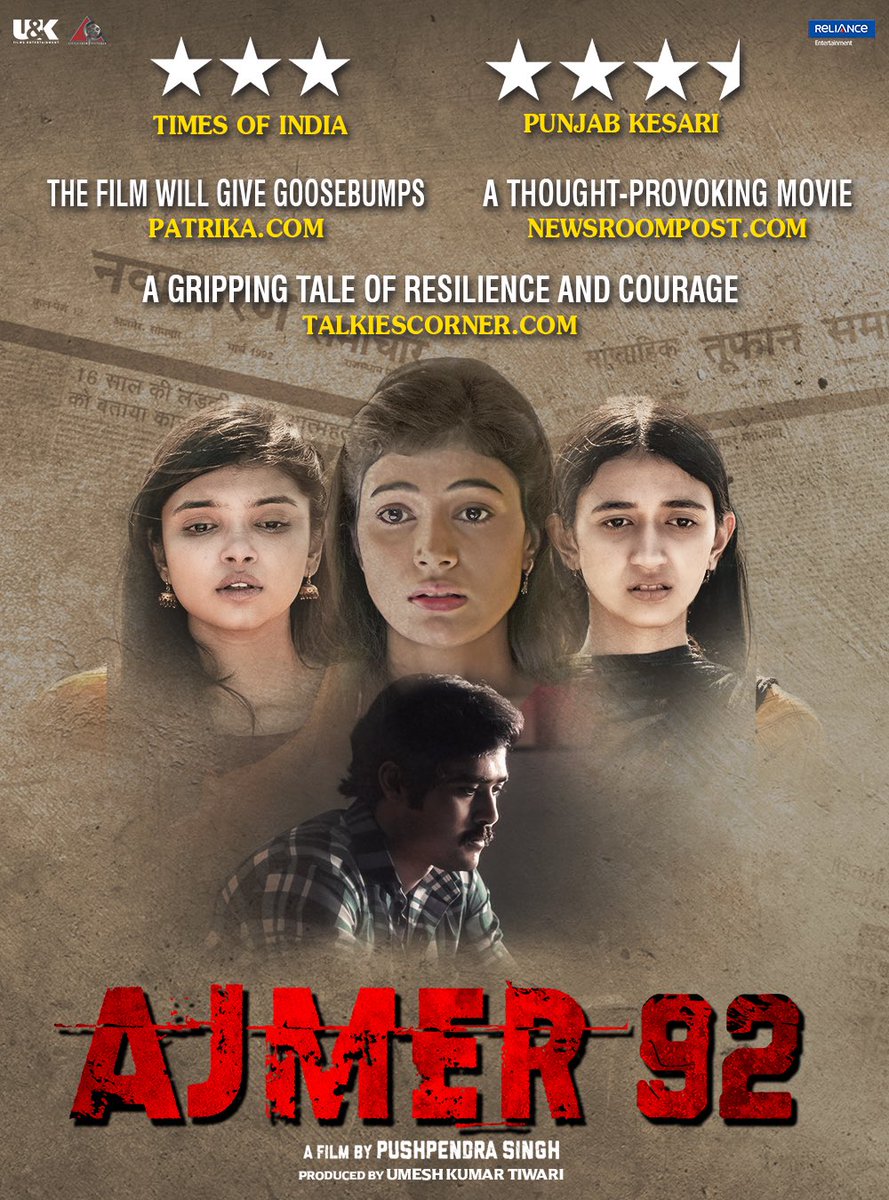 KaranVermaActor's tweet photo. #Ajmer92 leaves a lasting impression!

In Cinemas Now.

Book Tickets Now!
India:
https://t.co/q2d2lYjRYR
https://t.co/K9e2jvtSWf https://t.co/ZizhJPacbL
