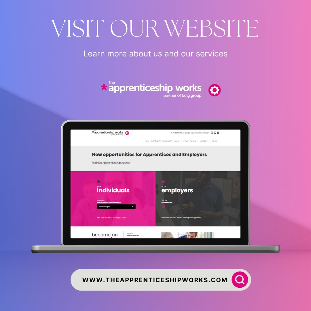 _TheAppWorks's tweet image. Have you thought about starting an apprenticeship? Are you an employer who has thought about hiring an apprentice? 
Find out all the information you need on our website today: theapprenticeshipworks.com
#apprentice #employer #hire #progression #career