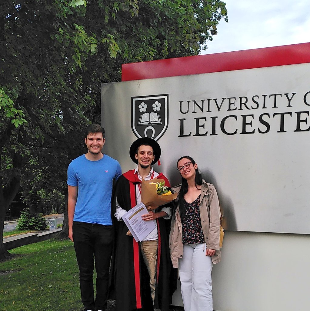 leofeletto's tweet photo. π #PhDThrowback One year ago, I defended my PhD thesis in #Leicester. After 6 months of revisions, I earned my title last January. Yesterday, the official ceremony brought back cherished memories! Grateful to all the friends I met during these 4 years β€οΈ #PhDLife
#LeicesterGrad https://t.co/75NJmXWBF3