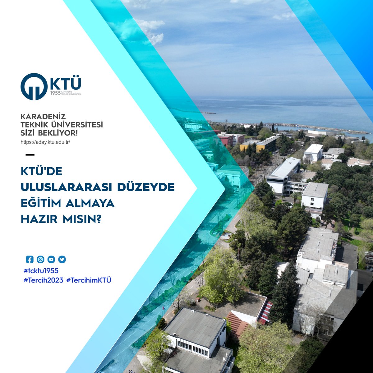 KTÜ’lü Olmak Bir Ayrıcalıktır.🤗
Siz değerli gençlerimizi KTÜ ailemize davet ediyoruz.

#Ktü #TercihimKTÜ #Tercih2023