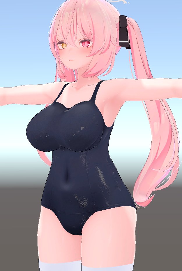 スク水むちむちボディ! 