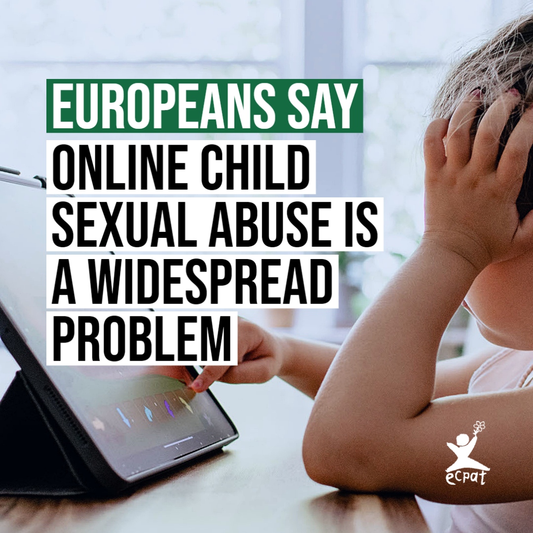 #Europeans agree: #Online #ChildSexualAbuse is a serious problem and the #EU can't wait any longer — it is time to act now! 👉 Hear their views on #ChildSafety #Online: bit.ly/SurveyEU_CSA 👉 Join the #ChildSafetyON movement: bit.ly/ChildSafetyON_ #EUvsChildSexualAbuse