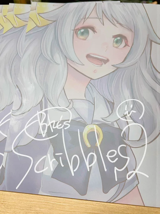 夏コミ新刊の銀ぴょい4巻おまけイラスト集届いた〜! 綺麗に印刷出来てます