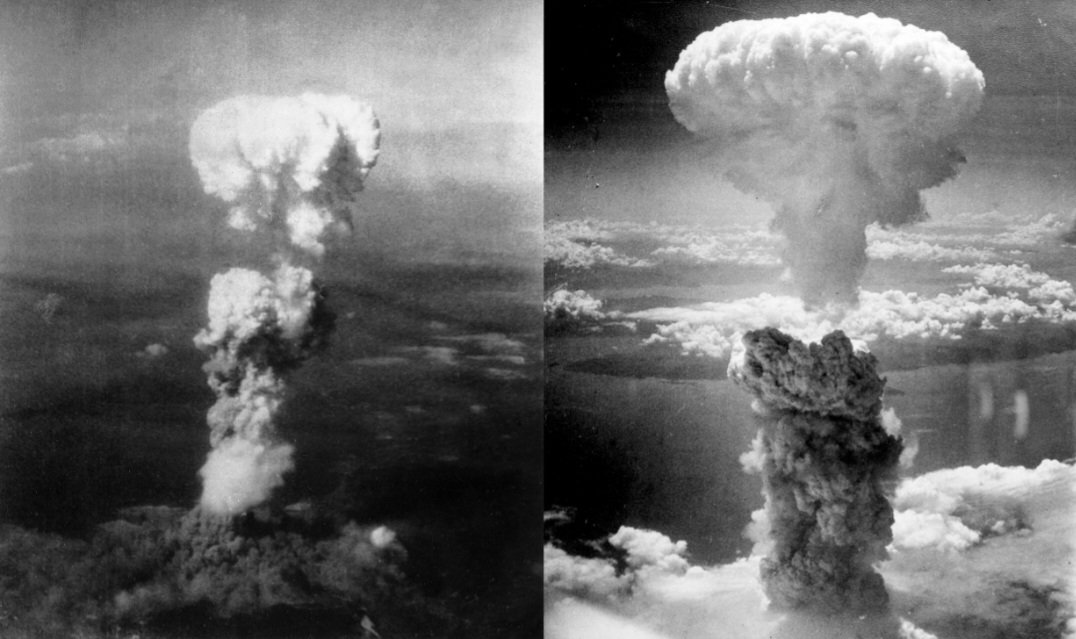 knowledgeloom's tweet photo. On August 6, 1945, the US dropped the first atomic bomb named "Little Boy" on #Hiroshima, Japan, resulting in massive devastation and casualties. Three days later, on August 9, a second bomb ("Fat Man") was dropped on #Nagasaki, leading to Japan's surrender and the end of WWII. https://t.co/S9kTtwmbgV