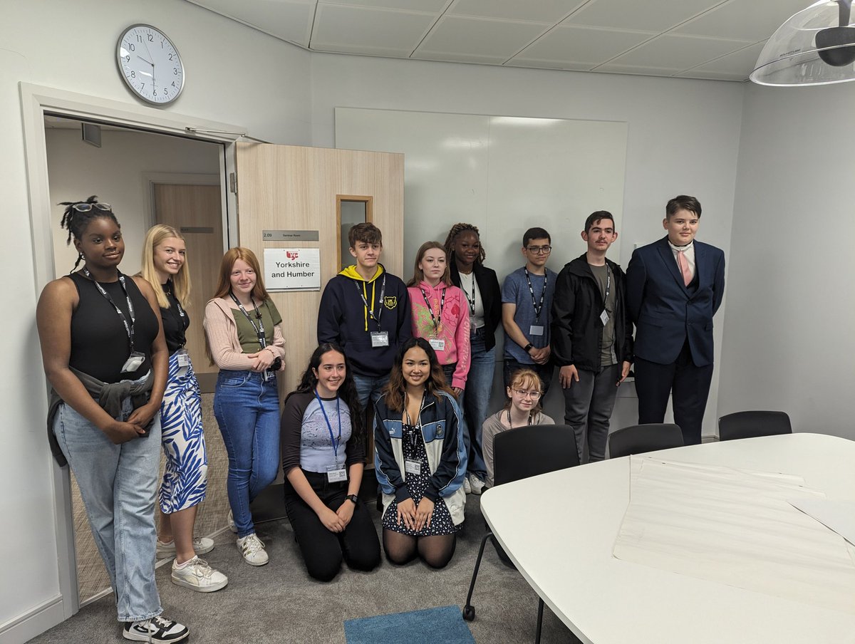 davebrown8134's tweet photo. Morning briefing for the Yorkshire and Humber MYP's before a busy day ahead #UKYP23 https://t.co/WTREBlJT79