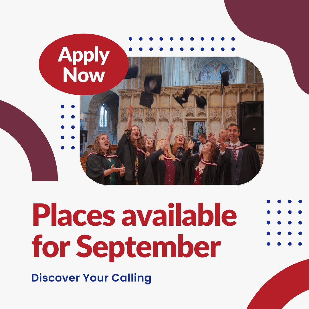 The  BA (Hons) Applied Theology, delivered by Moorlands College in partnership with SWYM is designed to  give you the opportunity to study where you are and use your current ministry role as your placement for the course.  Find out more: swym.org.uk/training/degre…