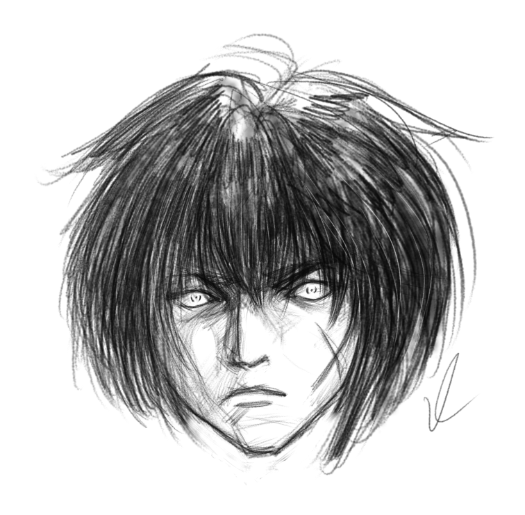 wfchc's tweet photo. 刽子手的眼神 #るろうに剣心  #緋村抜刀斎 #sketch https://t.co/yRfSAYEEdI
