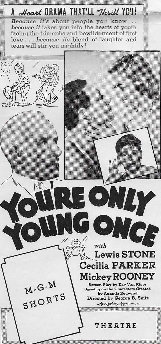 FrankMalfitano's tweet photo. FILM OF THE DAY: 2nd in enjoyable hugely popular #MGM  #AndyHardy series is 1st with #LewisStone as Judge H The family goes to #Catalina on vacation here &amp; daughter #CeciliaParker falls for married man &amp; #MickeyRooney for cynical daughter of divorce. Oh &amp; they almost go broke 😳 https://t.co/3vaUAjEcBa