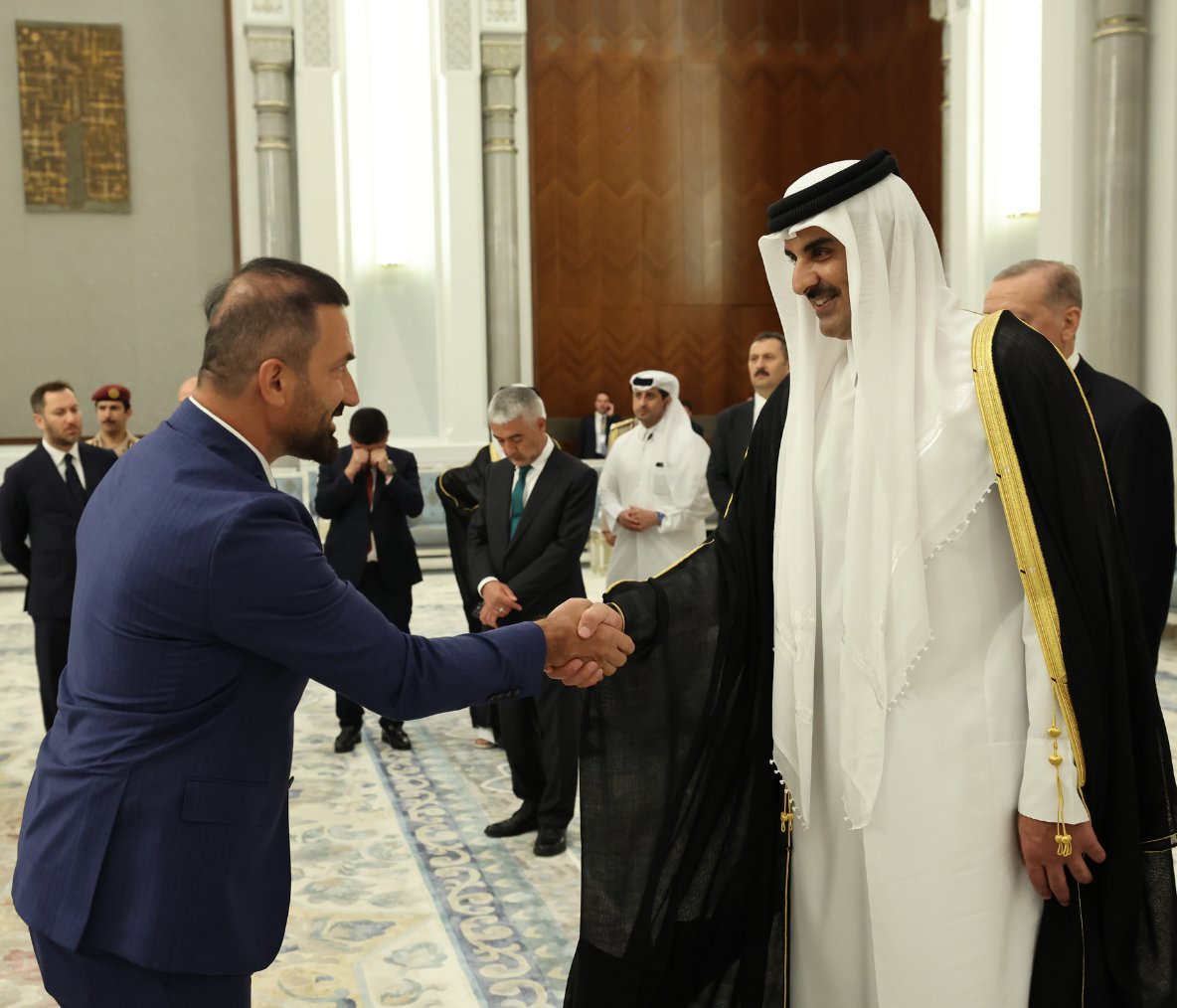 Cumhurbaşkanımız Sayın Recep Tayyip Erdoğan’ın katılımıyla gerçekleşen Suudi Arabistan, Katar ve BAE ziyaretlerine <a href="/deikiletisim/">Dış Ekonomik İlişkiler Kurulu - DEİK</a>  olarak 200'den fazla iş insanından oluşan dev bir ticaret kervanıyla dahil olduk
<a href="/RTErdogan/">Recep Tayyip Erdoğan</a>