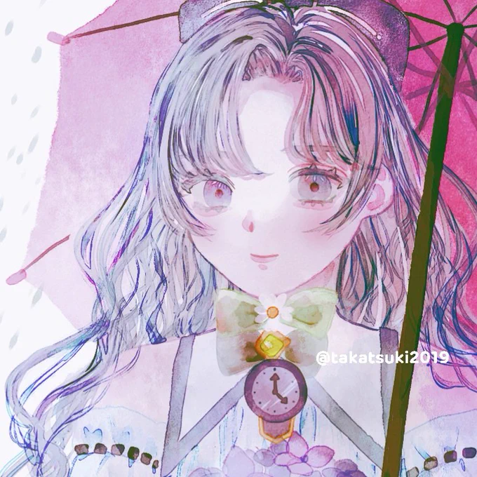 #新しいプロフィール画像 せっかくなので、 最近の絵に変えます。
