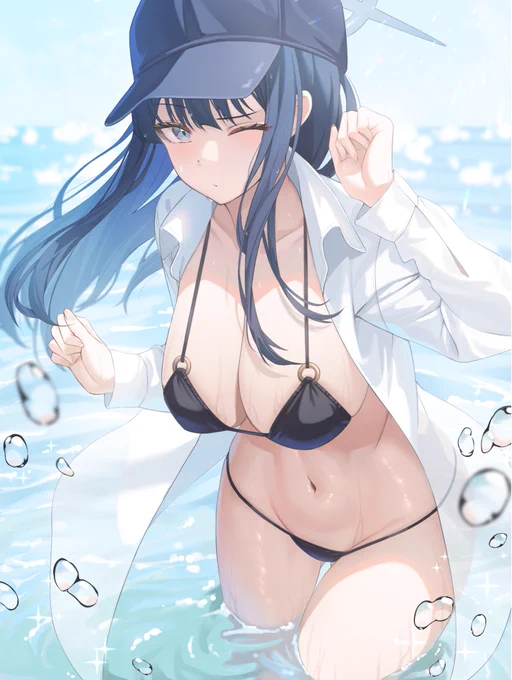 サオリと海に行きたい! #ブルアカ