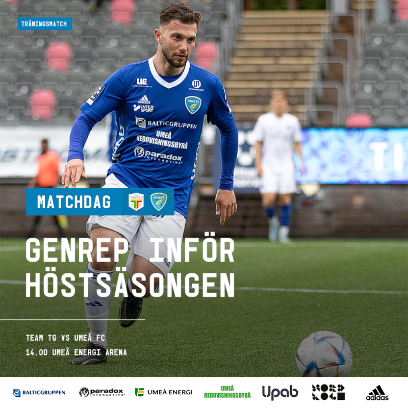 UmeaFC's tweet photo. Finslipning inför hösten! 🫡

#TTGUFC #FörUmeå
