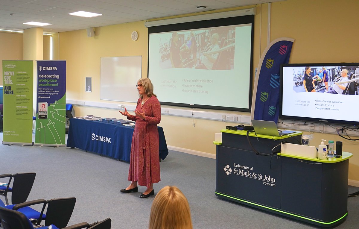We were delighted to host the first @cimspa Regional Conference on campus this week. Our guests heard insights and learnt new information from esteemed colleagues from across the sport and health sector 📈 #teammarjon