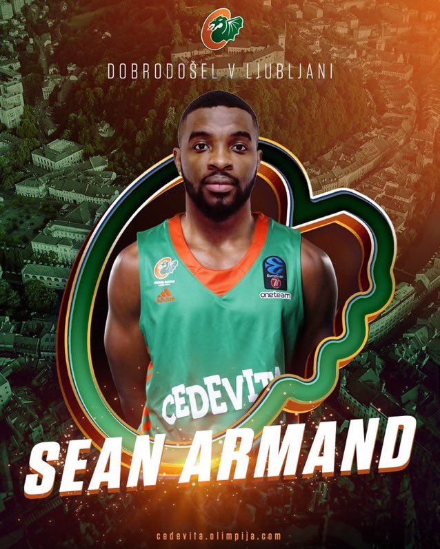 שון ארמנד חתם בצ׳דביטה לובליאנה 📝🇸🇮
תזכרו את השם, יעשה הרבה צרות להפועל תל אביב ביורוקאפ.