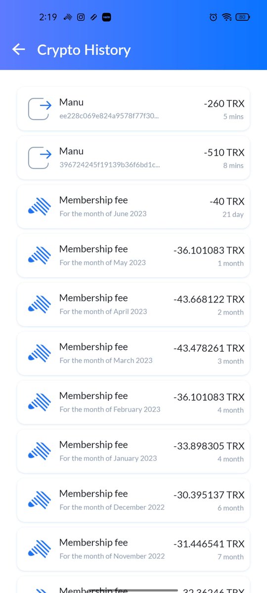 lakshya2497's tweet photo. ALL @zebpay users! 
They have been deducting a "membership fee" from my wallet on monthly basis for past 2 years, totaling 20,000 INR over 2 years!
This continuous deduction without any prior notice feels like a scam. 
Stay cautious while using their platform for crypto trading! https://t.co/wDS0MHo4sz