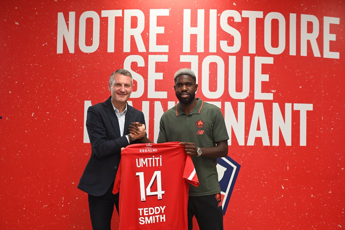 Official, confirmed. Samuel Umtiti signs as new Lille player on free transfer. 🔴