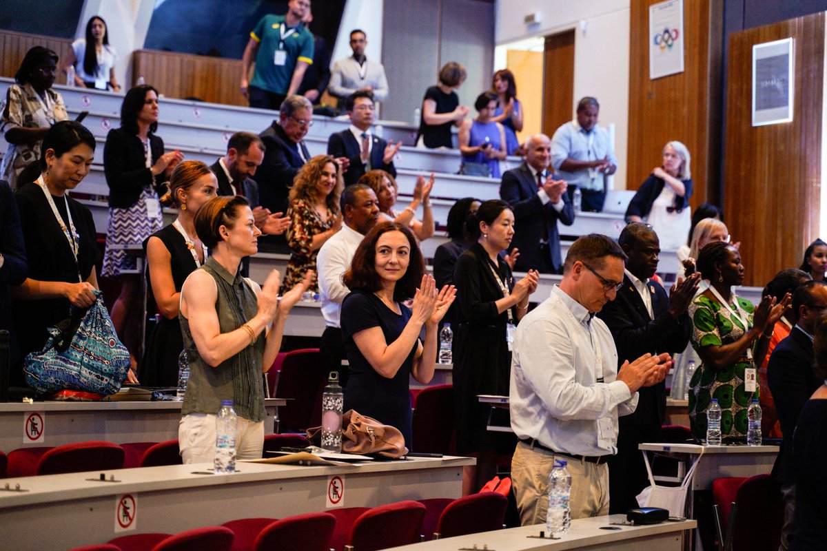 IOA_Official's tweet photo. ☑️The 16th International Session for National Olympic Academies and National Olympic Committees’ Delegates was over with the traditional Closing Ceremony at the IOA facilities in Ancient Olympia.
🙏 A big thanks to all the participants
#IOASessions
#InternationalOlympicAcademy https://t.co/a8PNUcakF8