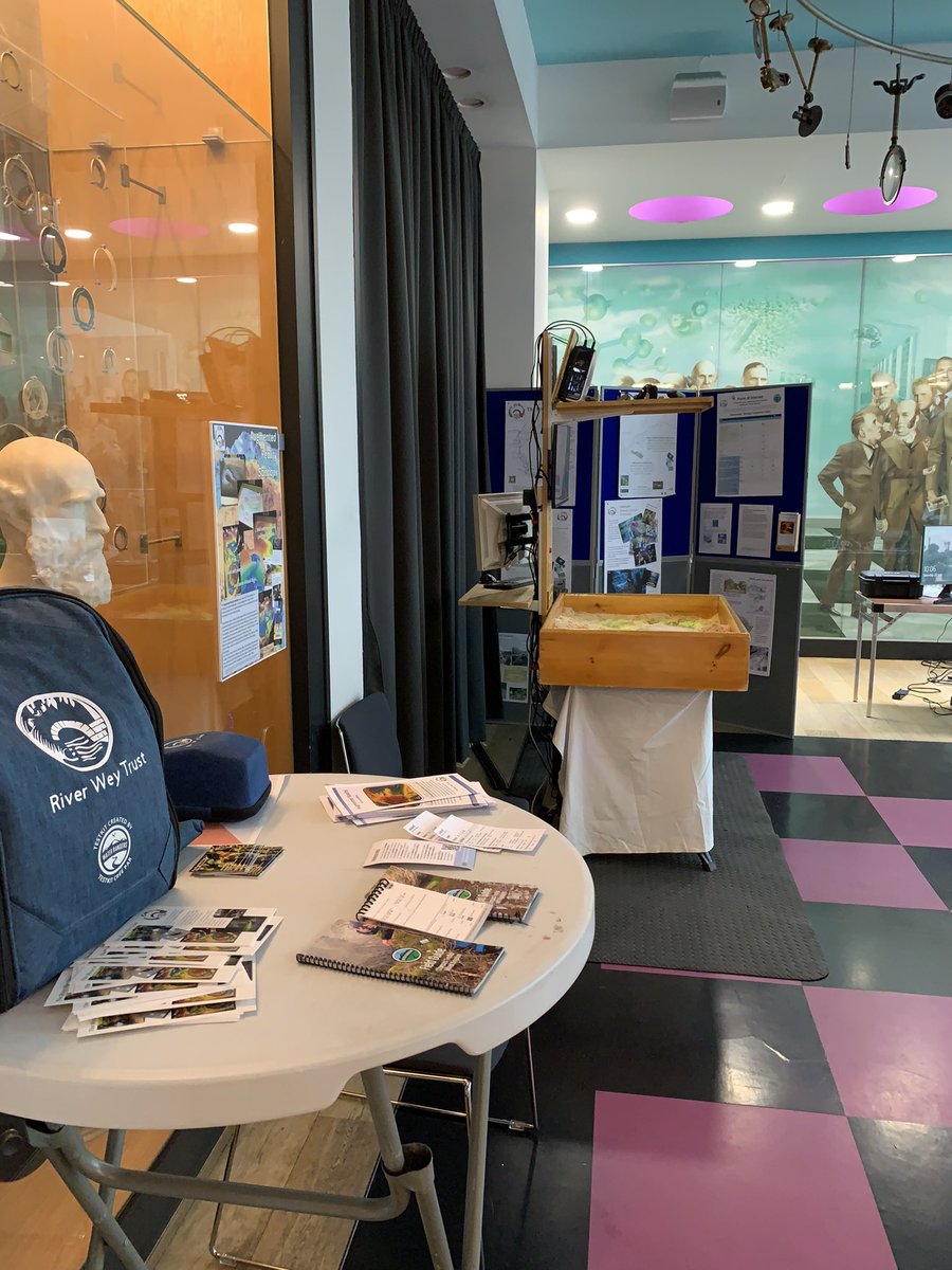 RiverWeyTrust's tweet image. The Trust with the #arsandbox  at @Ri_Science for Family Fun Day