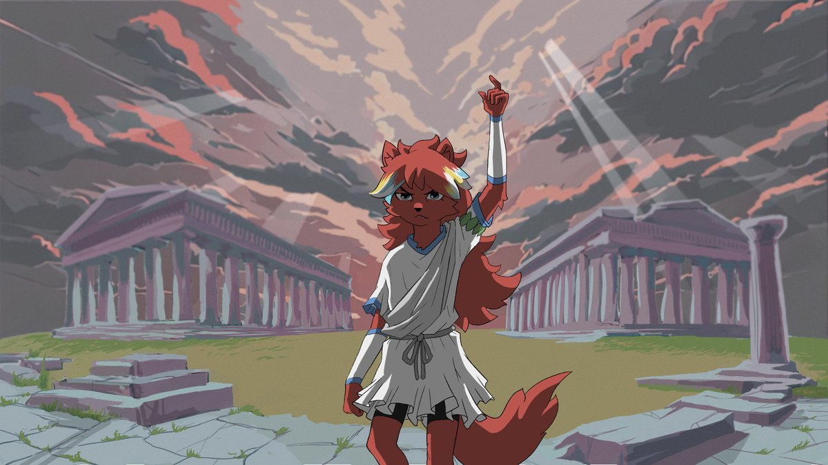 Thanks to <a href="/BronLyksa/">Aska</a> for this commission :) He made me draw his oc, which means I am now officially a part time furry artist wooo
Who's next?