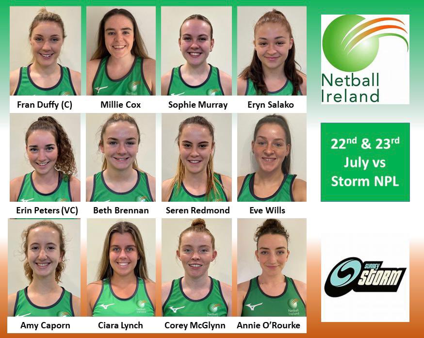 Best of luck to the Netball Ireland squad playing against Surrey Storm U21’s in a one-off showcase match at <a href="/surreysportpark/">Surrey Sports Park</a> today at 4pm. 🙌🏐🇮🇪 
#Netball #Ireland