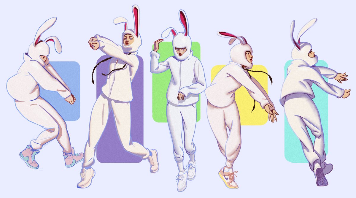 #NewJeansDay 100일 기념으로 그렸던 그림 재 업로드