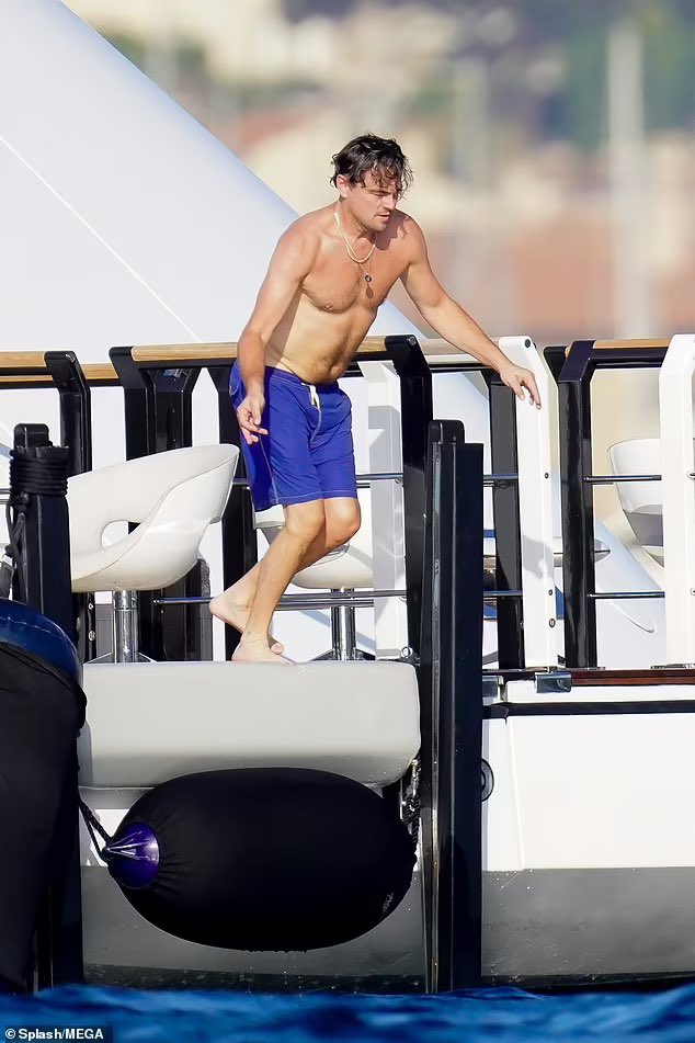 Leonardo DiCaprio Jumps Off Yacht in Saint-Tropez with Tobey Maguire