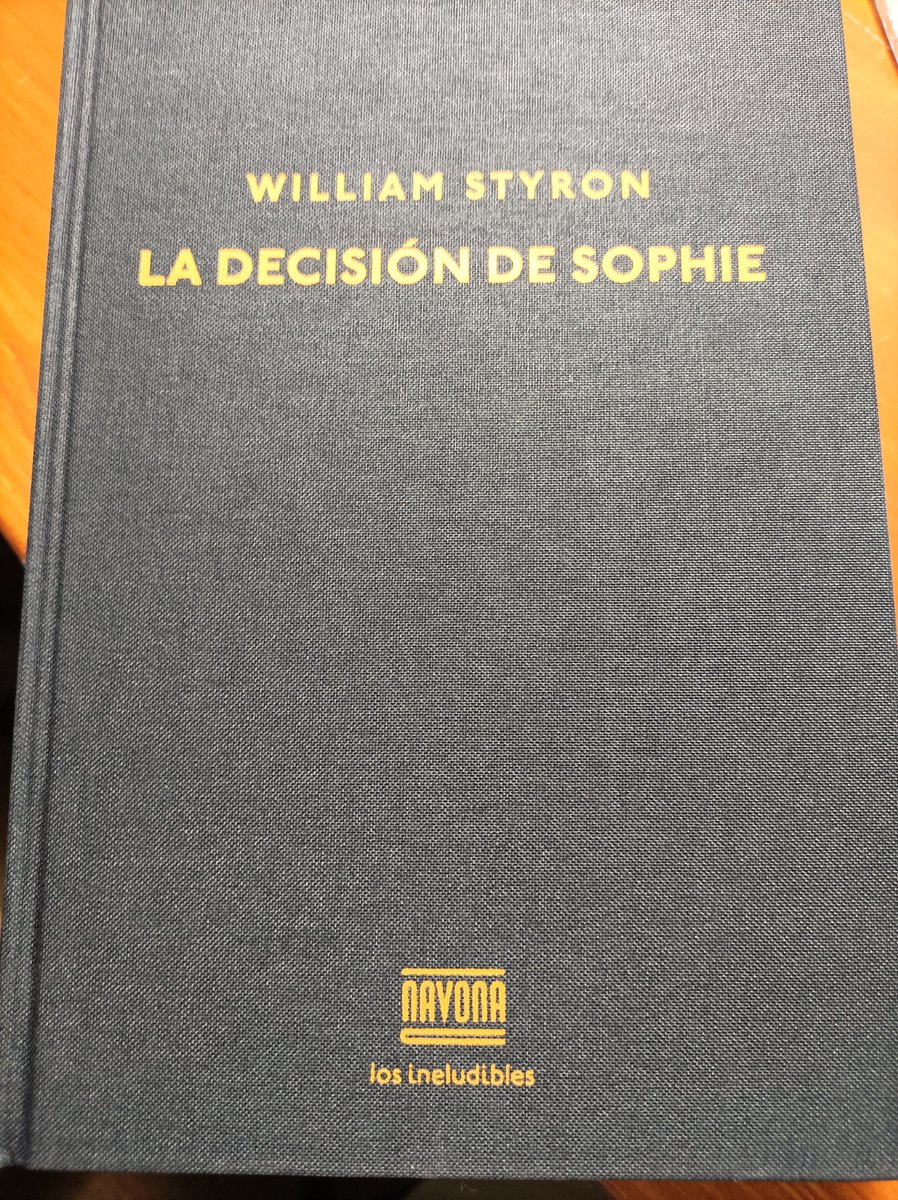 AntonioFontanaG's tweet photo. ¡Allá voy! ¡De cabeza! #Styron #LaDecisiónDeSophie https://t.co/IbvHt7yexy