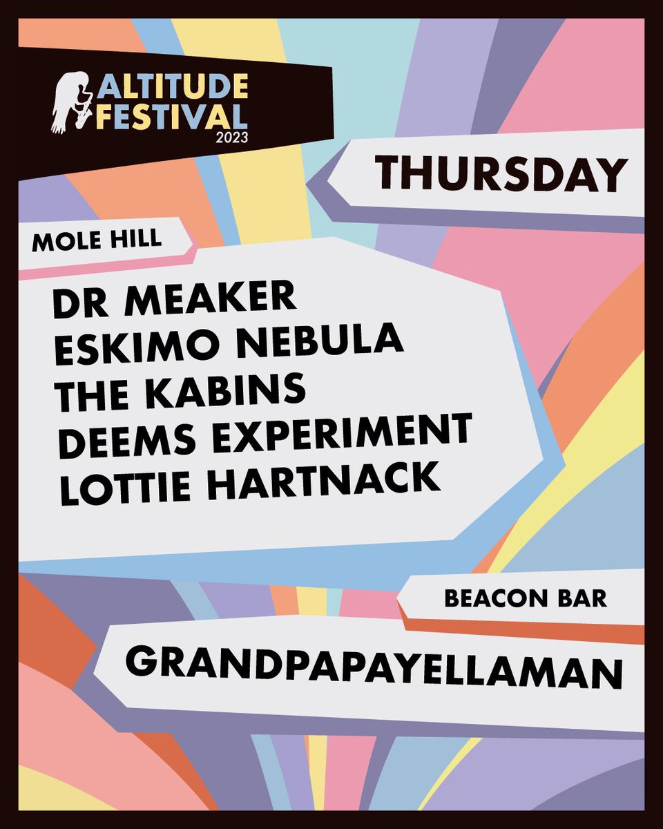 DrMeaker's tweet image. Next weekend DR MEAKER (LIVE) will play these three festivals: 

Thurs: Altitude Festival 
Sat: Poole Harbour Festival
Sun: Rock Oyster Festival

Looking forward! ☀️☀️☀️