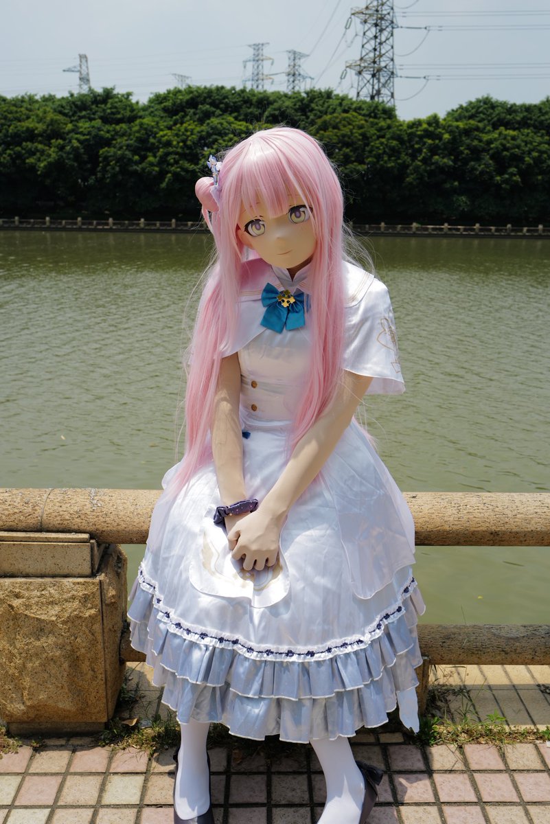 歪头 📷：@LD_DDDD36 #聖園ミカ #着ぐるみ #ブルアカ