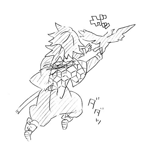 เมื่อว่ากันด้วยเรื่องอีกาประจำตัว คันซาบุโร่ของตนนั้นชรามากแล้ว ความทรงจำเองก็เลอะเลือนไปด้วย

และเพราะเหตุนั้น กิยูจึงจำต้องวิ่งไล่จับมันอยู่หลายต่อหลายหน

คราวนี้เองก็เช่นกัน

…

หยุดเท้าลงตรงหน้า จดจ้องยังอีกาเฒ่าบนไหล่อีกฝ่าย

“……”

ขอคืนได้หรือไม่ ?

*mention available*