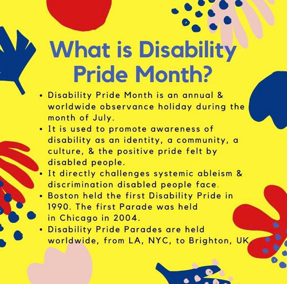 SheryRKO's tweet photo. #DisabilityPrideMonth #EducateYourself https://t.co/IuWvalvaeZ