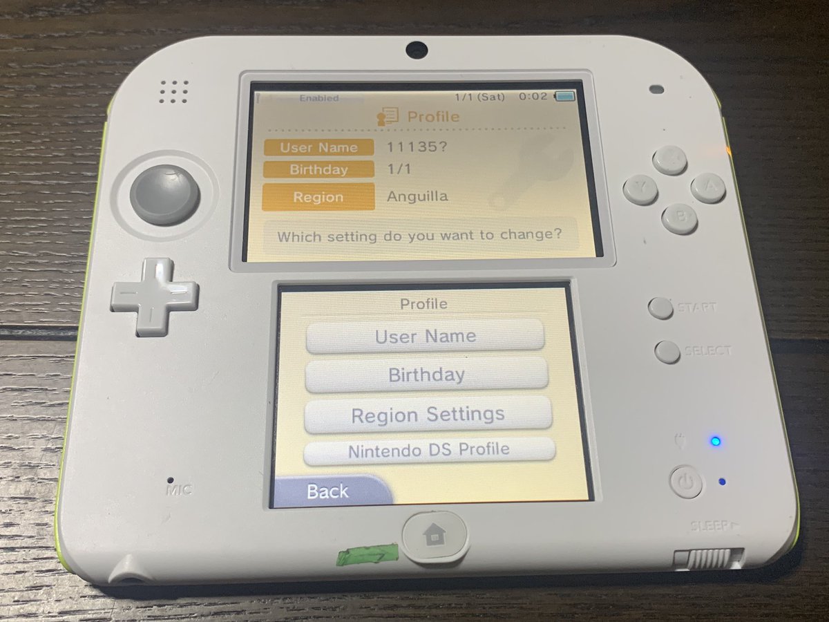 blackbe38744062's tweet image. Nintendo 2DS Prototype X2 

を入手しました！

まさか手に入るとは思わなかった貴重な1台になります。
ユーザー名が11135？

PW908001994
DP1-本体C:0 0 5
本体Ver.0.0.0-0U

#Nintendo #2DS #3DS #Prototype #X2 #NFR #任天堂　#非売品　#試作機　#開発機　#開発用 #レトロコンシューマー愛好会