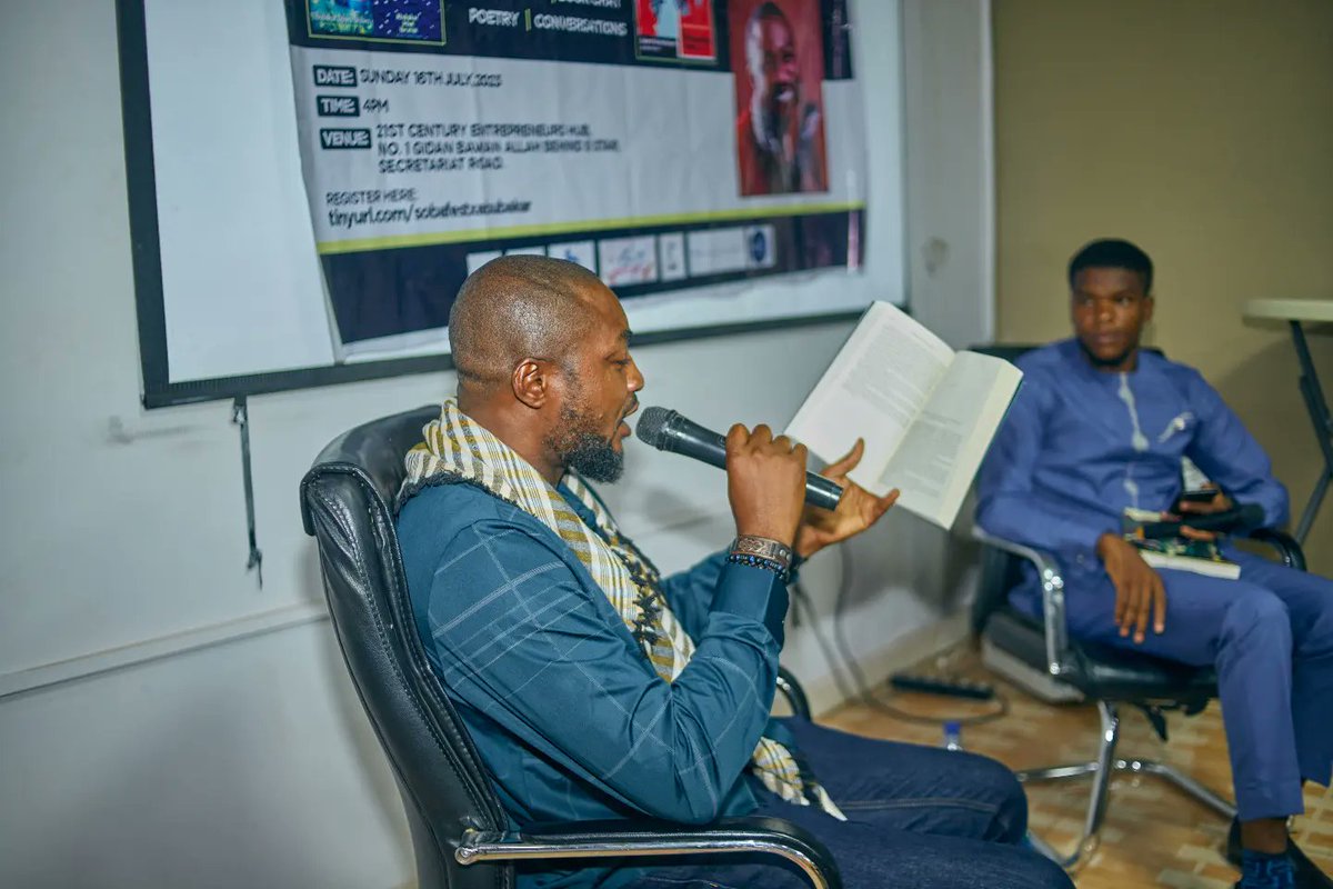 On the 17th and 18th July, we hosted @Abbakar_himself to a reading of his books and a writing workshop with selected writers in Sokoto. 

Visit our Instagram page, @SOBAFdn for a recap of what went down.

Here are a few photos: https://t.co/StnTSkywEL