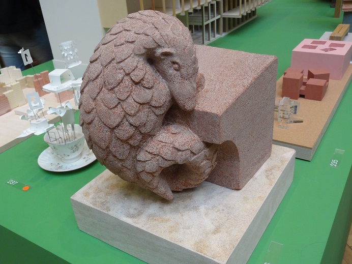 Such a variety of #artworks @royalacademy #SummerExhibition. Some I loved, some not so much but at least they provoke a reaction! Here are a few of my favourites. #Pangolin grotesque by David Kohn Architects