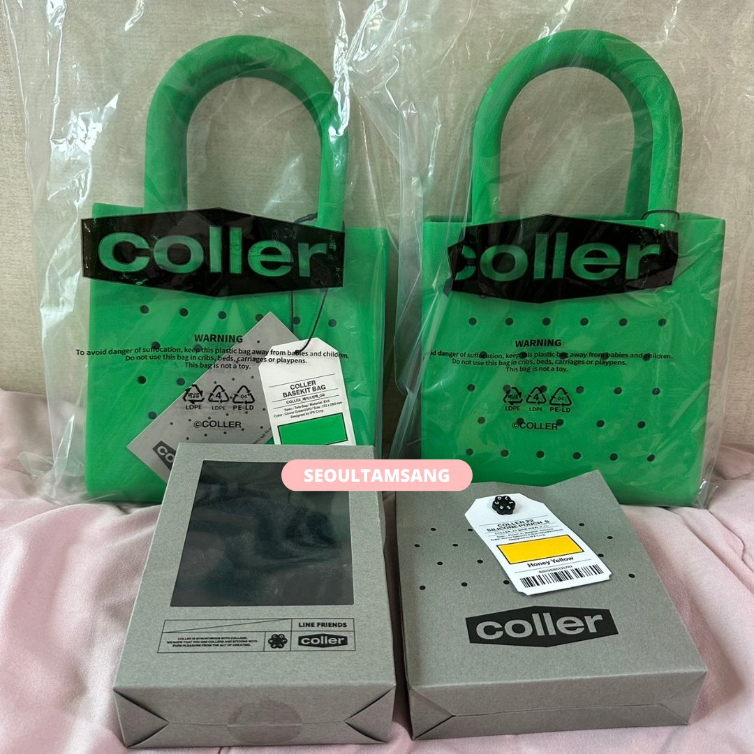 seoul_tamsang's tweet image. เตรียม #โซลตามส่ง น้อง Coller จาก Line Friends Korea กลับไทยให้ลูกค้าทั้ง 2 คนค้าบ ♡

Base-kit Bag ราคาใบละ 1,350 บาท
minini Dots Sticon ราคาเซ็ตละ 850 บาท

#LineFriends #Coller #minini #พรีออเดอร์เกาหลี #พรีออเดอร์ #พรีเกาหลี