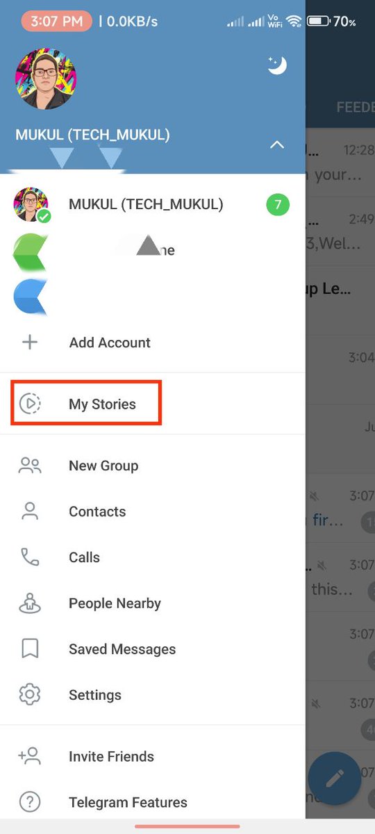 TECH__MUKUL's tweet image. Finally, Stories added in Telegram!
Normal Users can post Stories from August!
#Telegram #Stories #TelegramStories