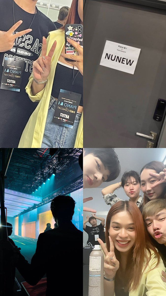 So PROUD of him; nyu got his own room in freaking big scale concert with various prominent singers he’s that AMAZING 🫶🏻😭he’s right now lining up with other professional artists IM SOBBING

NuNew in PianoConcert 
#NuNew
#pianoandithefirstconcert