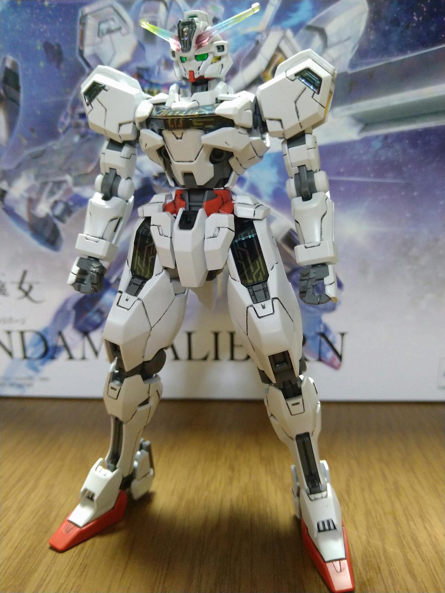 buchaseka's tweet photo. ガンダムキャリバーン、両足までできた(*^^*)
#ガンプラ 
#水星の魔女 
#キャリバーン https://t.co/fkw2ApnsiW