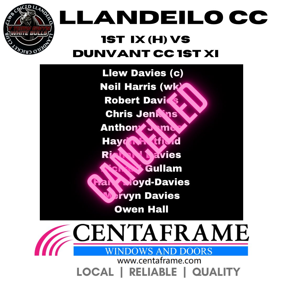LlandeiloCC's tweet photo. Unfortunately both the 1sts (vs @DunvantRFC) and the 2nds (vs @SwanseaCricket) games have both been called off today due to the rain.
We go again next week against @KidwellyTownCC and @SwanseaCS respectively
#prayforsunshine https://t.co/6s3cO4oIq6