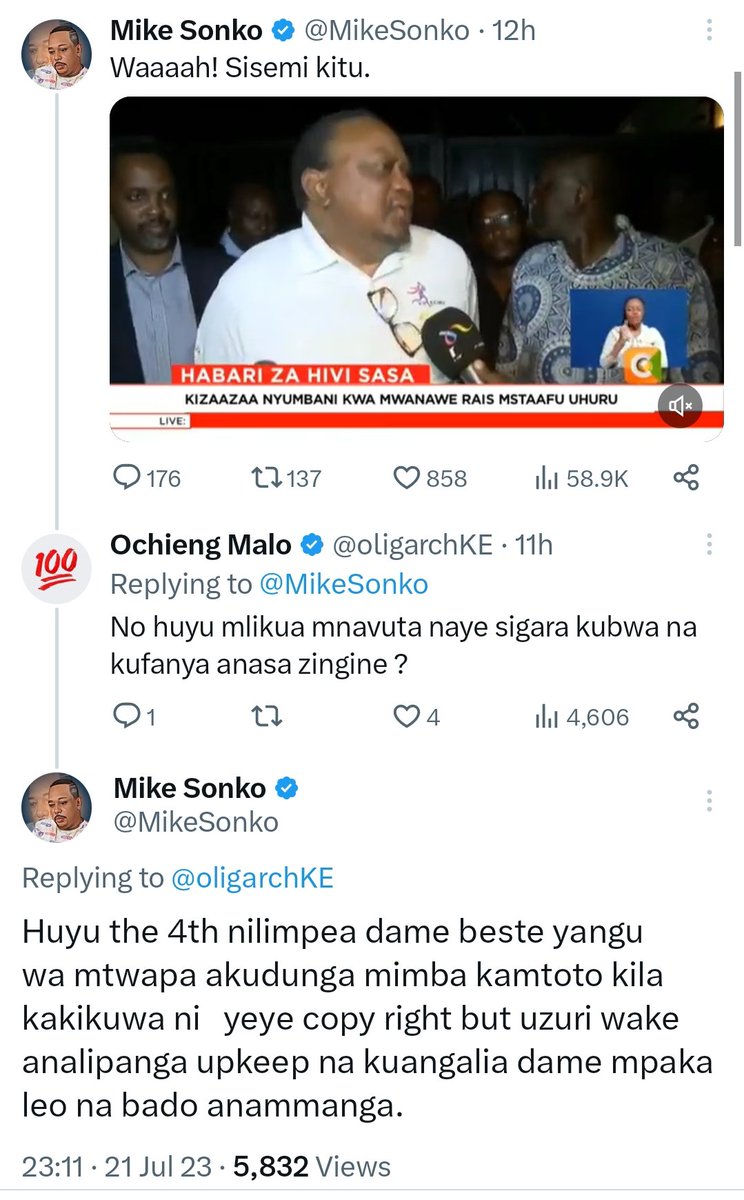 RealDonKitheka's tweet photo. Sonko can't keep secrets buana💔💔🤣Anyway congratulations kamwana Uhunye for being a caring dad

#LuoMassacre state House River Yala  Amerix governor Johnson Sakaja https://t.co/vxxTTvTziM