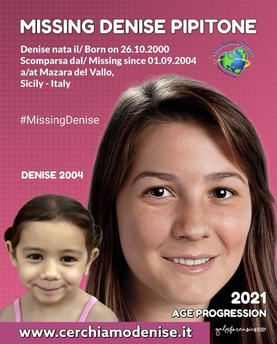 #DenisePipitone #MissingDenise #Italia #Sicilia #MazaradelVallo ⚠️
Chi sa PARLI !!!! 
NON SIATE COMPLICI DEL RAPIMENTO DI UNA BAMBINA 🆘🇮🇹
💓