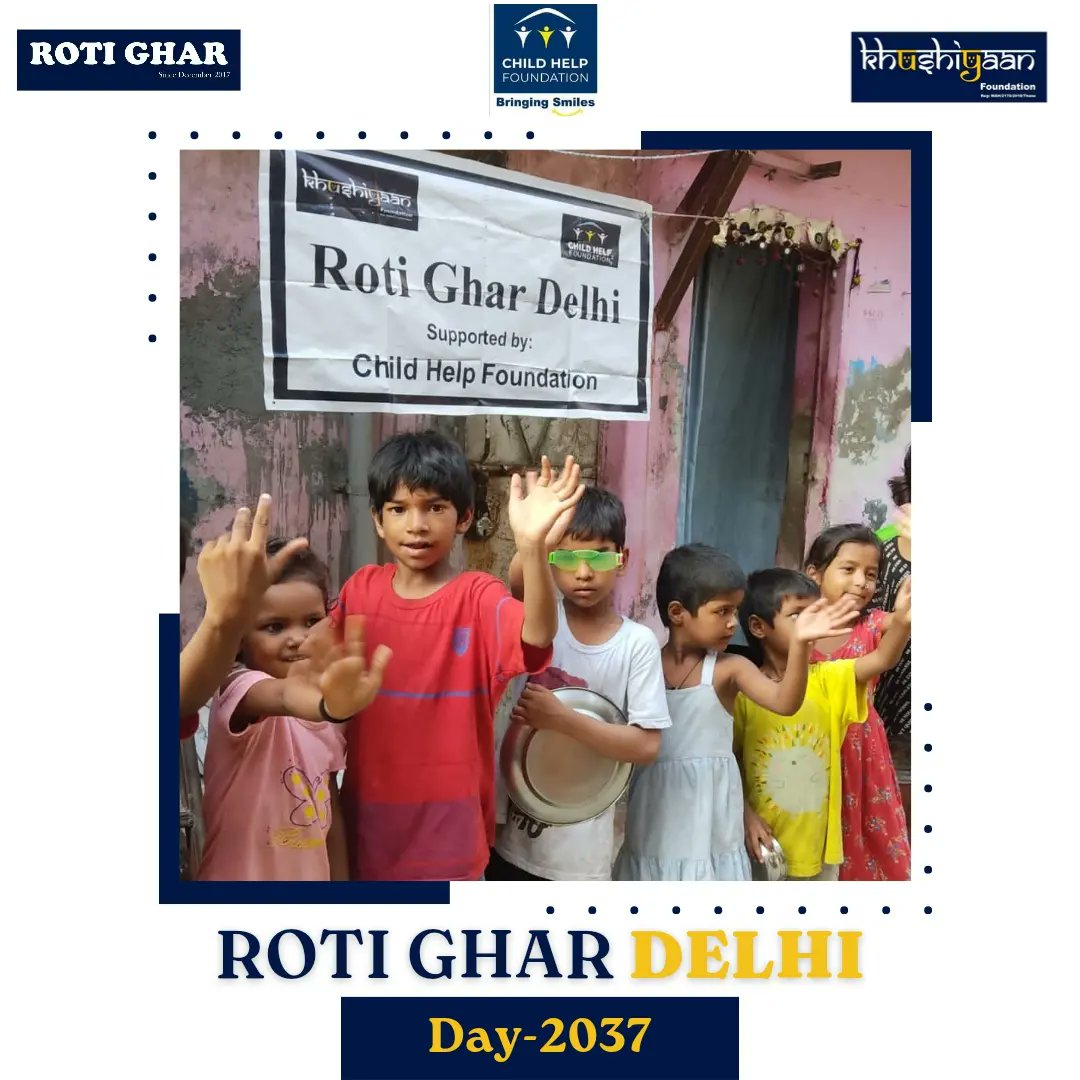 RotiGharIndia's tweet photo. Date : 13-07-2023
Location :
Delhi
Valsad
Vitava
Mumbai
Roti Ghar : Day 2037
"The highest of distinctions is service to others"
Be kind to everyone and spread happiness across!
.
#upliftingsociety #helpingothers #feedingkids #hungerfree
#Hungerfreeindia #Kidsofrotighar https://t.co/y5A6DdKb9D